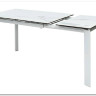 Стол CORNER 120 HIGH GLOSS STATUARIO керамика, стекло/ белый каркас, DISAUR заказать по цене 59 400 руб. в Ростове на Дону в интернет магазине