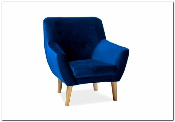 Кресло Signal NORDIC 1 Velvet Bluvel 86 (синий) заказать по цене 43 923 руб. в Ростове на Дону в интернет магазине