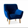 Кресло Signal NORDIC 1 Velvet Bluvel 86 (синий) заказать по цене 43 923 руб. в Ростове на Дону в интернет магазине