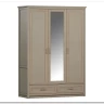 Шкаф с зеркалом Классик SZF2D1L2S глиняный серый БРВ заказать по цене 105 620 руб. в Ростове на Дону в интернет магазине