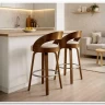 Стул барный Halmar H-110 (кремовый/ореховый) заказать по цене 17 259 руб. в Ростове на Дону в интернет магазине