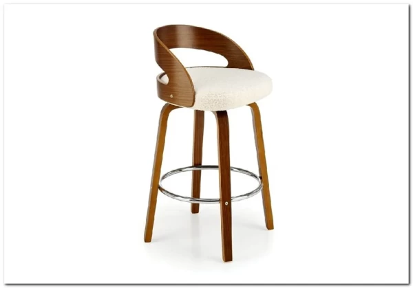 Стул барный Halmar H-110 (кремовый/ореховый) заказать по цене 17 259 руб. в Ростове на Дону в интернет магазине