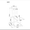 Стул кухонный Signal Axo Bluvel14 (темно-серый) заказать по цене 9 676 руб. в Ростове на Дону в интернет магазине
