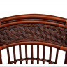 Барный стул Andrea Pecan Washed (античный орех) Ткань рубчик цвет кремовый заказать по цене 22 040 руб. в Ростове на Дону в интернет магазине