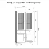 Шкаф для посуды Бон Вояж 222 из массива сосны заказать по цене 51 265 руб. в Ростове на Дону в интернет магазине