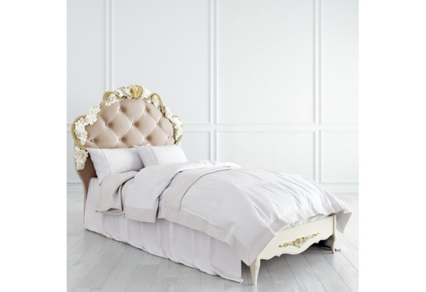 Купить Кровать с мягким изголовьем 90*190 Romantic R409-K02-AG-B01 с доставкой по России по цене производителя можно в магазине Другая Мебель в Ростове на Дону
