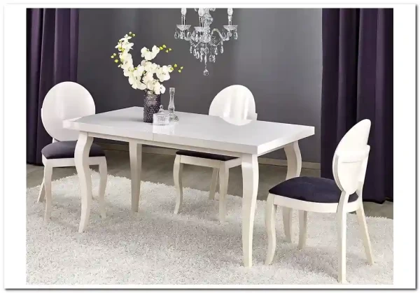 Стол обеденный Halmar MOZART 160 раскладной (белый) заказать по цене 75 288 руб. в Ростове на Дону в интернет магазине Стол обеденный Halmar MOZART 160 раскладной (белый) заказать по цене 75 288 руб. в Ростове на Дону в интернет магазине