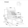 Кресло SIGNAL FOCUS Brego 34 бежевый/черный мат заказать по цене 27 309 руб. в Ростове на Дону в интернет магазине