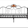 Купить Кровать Federica (mod. AT-881) 90*200 см (Day bed), красный дуб/черный с доставкой по России по цене производителя можно в магазине Другая Мебель в Ростове на Дону