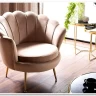 Диван SIGNAL CAMELLIA 2 Velvet Bluvel 28 (бежевый/золотой) заказать по цене 42 092 руб. в Ростове на Дону в интернет магазине