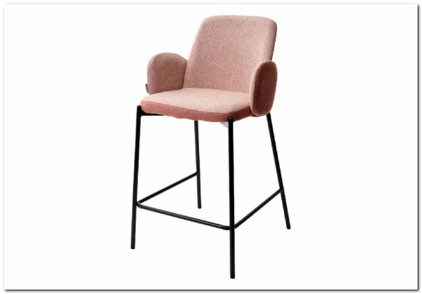 Полубарный стул NYX (H=65cm) VF109 розовый / VF110 брусничный заказать по цене 9 225 руб. в Ростове на Дону в интернет магазине