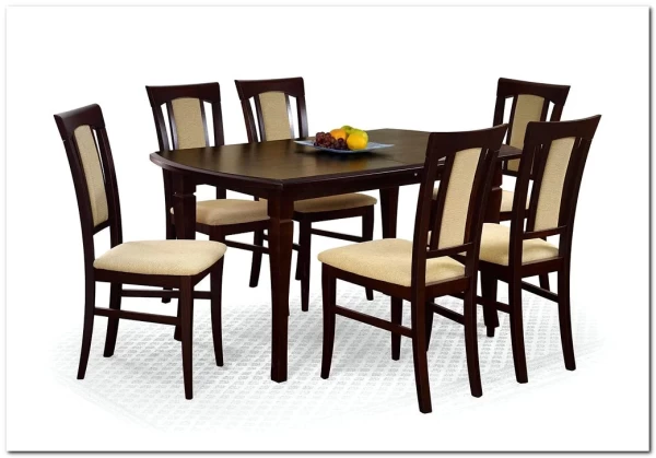 Стол обеденный Halmar FRYDERYK 160/240 раскладной (темный орех) заказать по цене 51 801 руб. в Ростове на Дону в интернет магазине