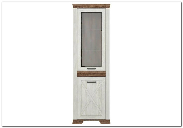 Витрина Marselle REG1W1DL BRW для гостиной по цене 24 660 руб.