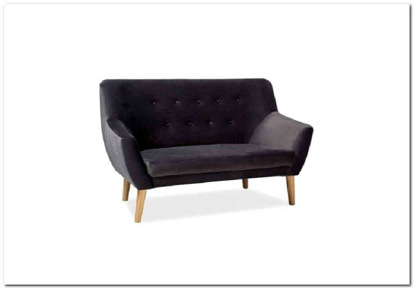 Диван NORDIC 2 Velvet Bluvel 14  Signal (серый) заказать по цене 54 053 руб. в Ростове на Дону в интернет магазине
