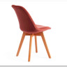 Стул TULIP SOFT (mod. 74) коралловый (HLR 44)/натуральный заказать по цене 5 390 руб. в Ростове на Дону в интернет магазине