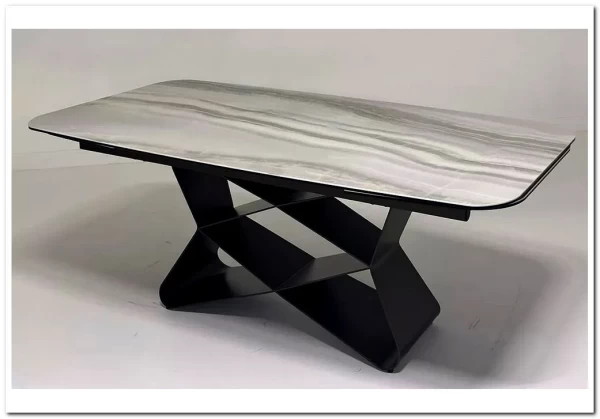 Стол ABSALON 180 ICE AGATE, керамика, стекло / Шоколадное золото каркас, ®DISAUR заказать по цене 109 700 руб. в Ростове на Дону в интернет магазине