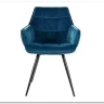 Стул кухонный LILIA VELVET  Signal (бирюзовый/черный) заказать по цене 15 867 руб. в Ростове на Дону в интернет магазине