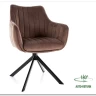 Стул кухонный Signal AZALIA Velvet Bluvel 38 поворотный (капучино/черный) заказать по цене 20 033 руб. в Ростове на Дону в интернет магазине