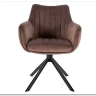Стул кухонный Signal AZALIA Velvet Bluvel 38 поворотный (капучино/черный) заказать по цене 20 033 руб. в Ростове на Дону в интернет магазине