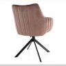 Стул кухонный Signal AZALIA Velvet Bluvel 38 поворотный (капучино/черный) заказать по цене 20 033 руб. в Ростове на Дону в интернет магазине