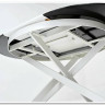 Стол TRENTO 120 HIGH GLOSS STATUARIO Белый мрамор глянцевый, керамика/ белый каркас заказать по цене 73 620 руб. в Ростове на Дону в интернет магазине