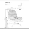 Кресло SIGNAL GISELLE античный розовый/бежевый/черный мат заказать по цене 42 142 руб. в Ростове на Дону в интернет магазине
