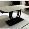 Стол MATERA 160 MARBLES KL-99 Белый мрамор матовый, итальянская керамика/ черный каркас заказать по цене 116 100 руб. в Ростове на Дону в интернет магазине