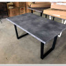 Стол ЛОФТ Бетон Портленд/ Черный 138 заказать по цене 22 500 руб. в Ростове на Дону в интернет магазине