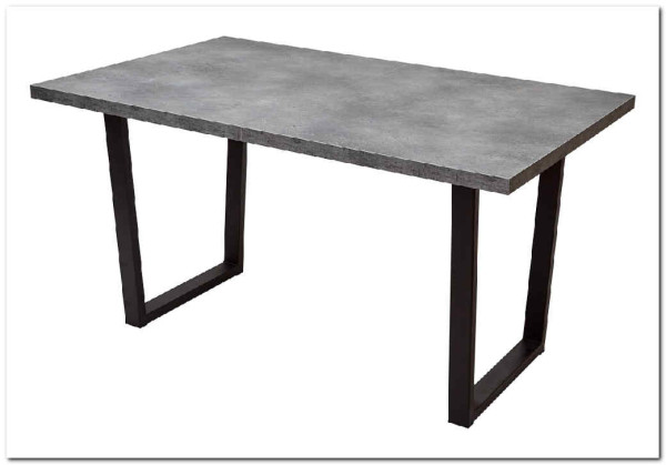 Стол ЛОФТ Бетон Портленд/ Черный 138 заказать по цене 22 500 руб. в Ростове на Дону в интернет магазине