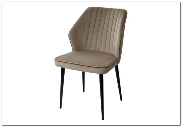 Стул SEATTLE-V ЛАТТЕ 25, велюр / черный каркас заказать по цене 6 888 руб. в Ростове на Дону в интернет магазине