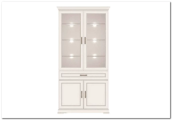 Витрина Florencia  REG2W2D1S персидский жемчуг BRW заказать по цене 46 902 руб. в Ростове на Дону в интернет магазине