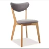Стул кухонный Signal BRANDO (серый/дуб) заказать по цене 10 130 руб. в Ростове на Дону в интернет магазине