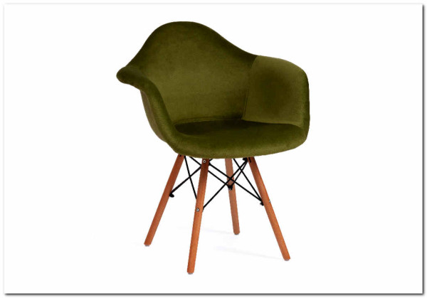Кресло Secret De Maison CINDY SOFT (EAMES) (mod. 101) зеленый (HLR 54)/натуральный заказать по цене 7 720 руб. в Ростове на Дону в интернет магазине