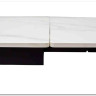 Стол LIVORNO 180 MATT WHITE MARBLE SOLID CERAMIC / BLACK заказать по цене 88 950 руб. в Ростове на Дону в интернет магазине
