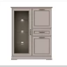 Тумба-витрина Florencia KOM1W2D1S персидский жемчуг BRW заказать по цене 37 056 руб. в Ростове на Дону в интернет магазине