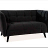 Диван CASTELLO 2 Velvet Bluvel 19  Signal (черный) заказать по цене 84 495 руб. в Ростове на Дону в интернет магазине