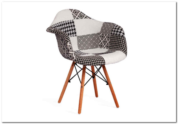 Кресло Secret De Maison CINDY SOFT (EAMES) (mod. 101) black/white (черный/белый) заказать по цене 7 720 руб. в Ростове на Дону в интернет магазине