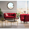 Диван CASTELLO 2 Velvet Bluvel 59  Signal (бордовый) заказать по цене 84 495 руб. в Ростове на Дону в интернет магазине