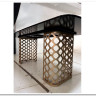 Стол CHIAVARI 220 KL-116 Черный мрамор матовый, итальянская керамика / бронзовый, DISAUR заказать по цене 96 480 руб. в Ростове на Дону в интернет магазине