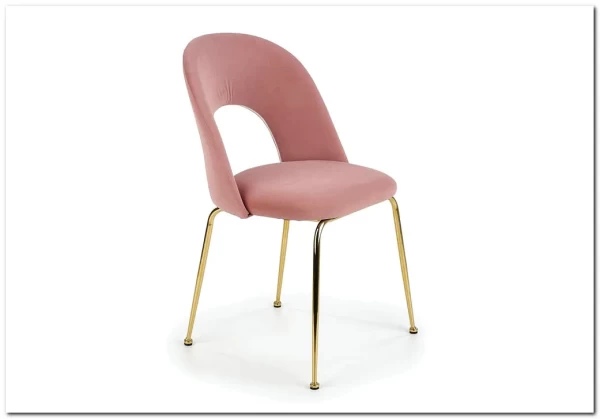 Стул кухонный Halmar K385 (светло-розовый/золотой) заказать по цене 11 746 руб. в Ростове на Дону в интернет магазине