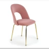 Стул кухонный Halmar K385 (светло-розовый/золотой) заказать по цене 11 746 руб. в Ростове на Дону в интернет магазине