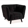 Кресло CASTELLO 1 Velvet Bluvel 19  Signal (черный) заказать по цене 64 889 руб. в Ростове на Дону в интернет магазине