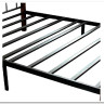 Купить Кровать AT-915 дерево гевея/металл 90*200 (Single bed), красный дуб/черный с доставкой по России по цене производителя можно в магазине Другая Мебель в Ростове на Дону