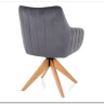 Стул кухонный Signal AZALIA D Velvet Bluvel 14 поворотный (серый/дуб) заказать по цене 21 209 руб. в Ростове на Дону в интернет магазине