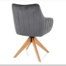 Стул кухонный Signal AZALIA D Velvet Bluvel 14 поворотный (серый/дуб) заказать по цене 21 209 руб. в Ростове на Дону в интернет магазине