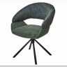 Стул EMBER 360 град. поворот. 7525-156 Зеленый, велюр/ ENJOY-355 Зеленый, ткань/ Черный, ®DISAUR заказать по цене 14 400 руб. в Ростове на Дону в интернет магазине