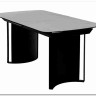 Стол RASMUS 160 TL-45 Белый мрамор, испанская керамика / черный каркас, DISAUR заказать по цене 95 250 руб. в Ростове на Дону в интернет магазине