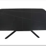 Стол обеденный Signal VECTOR Ceramic 160 (черный/черный) заказать по цене 79 220 руб. в Ростове на Дону в интернет магазине