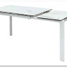 Стол CORNER 120 MATTE STATUARIO Белый мрамор матовый керамика, стекло/ белый каркас заказать по цене 59 400 руб. в Ростове на Дону в интернет магазине
