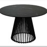Стол TERNI 120 MATT BLACK MARBLE SOLID CERAMIC Черный мрамор матовый, керамика/Черный каркас заказать по цене 73 250 руб. в Ростове на Дону в интернет магазине